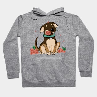 dog in love Hoodie